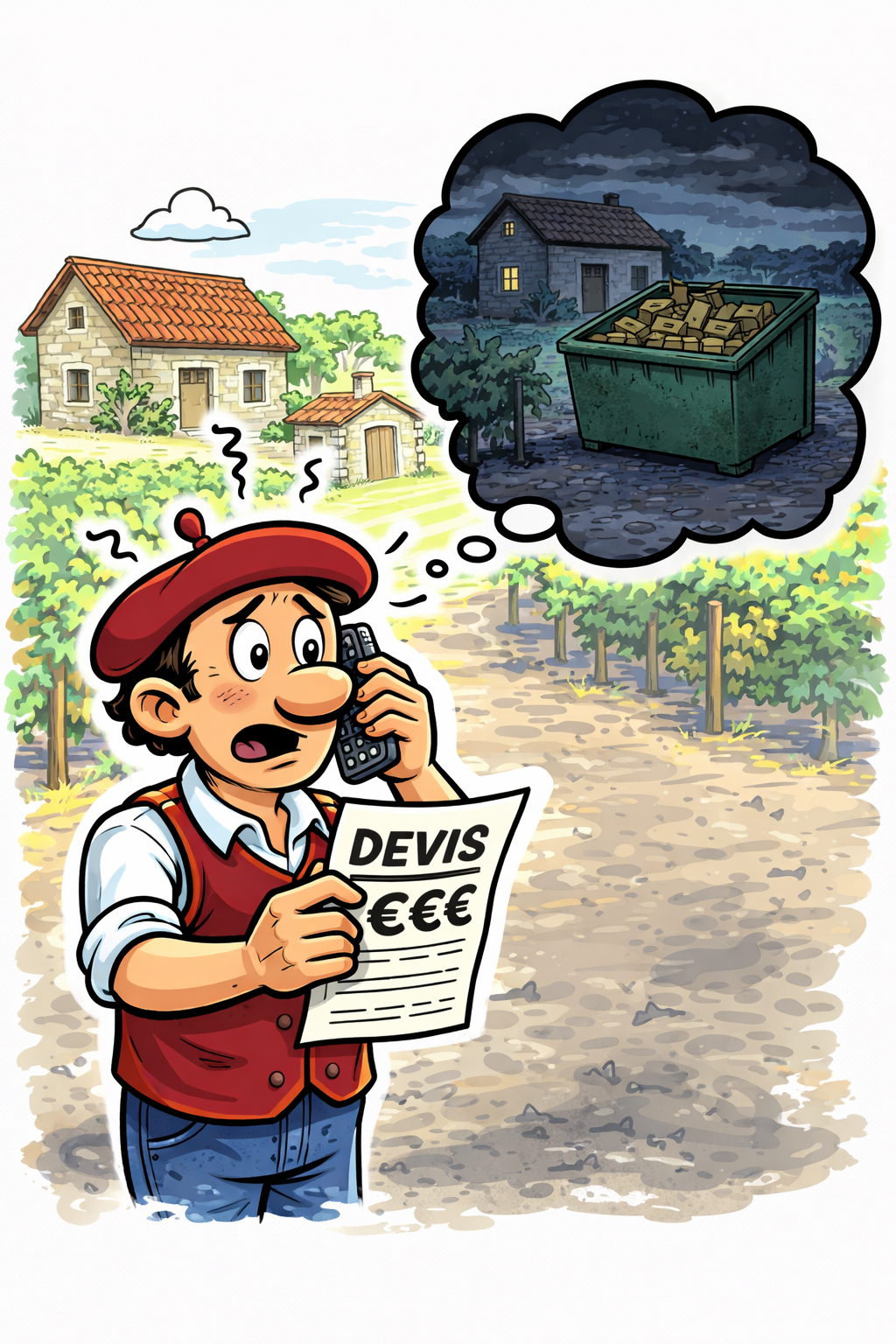 Illustration des questions de coût et d’organisation liées aux déchets