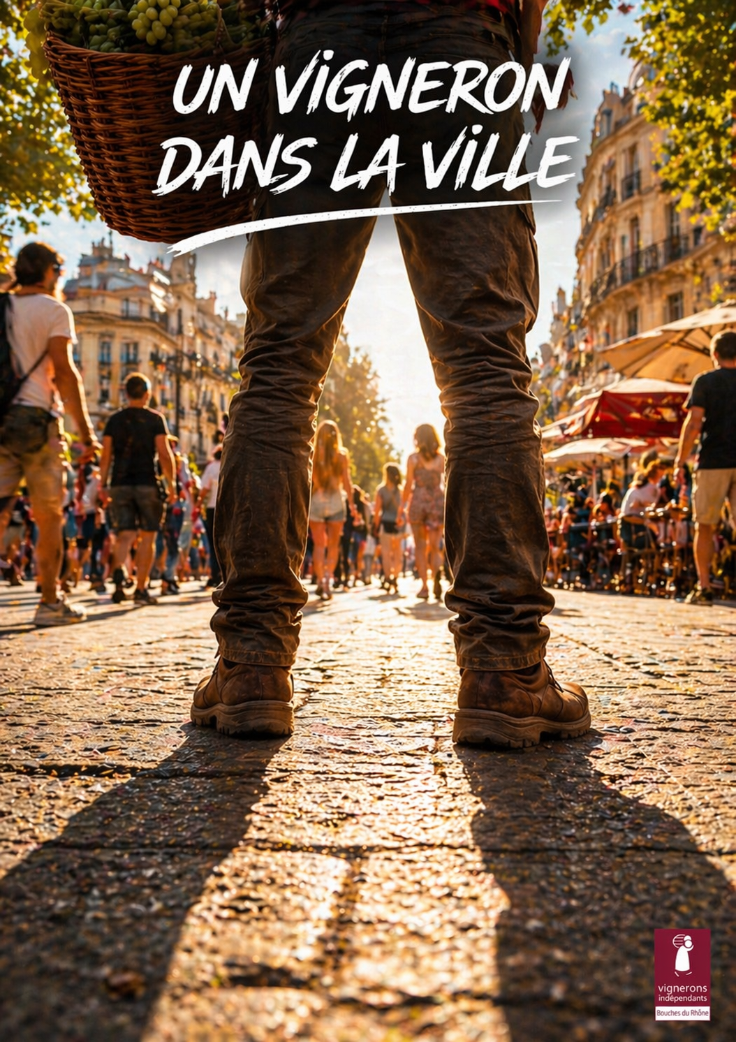 Illustration du projet : un vigneron dans la ville