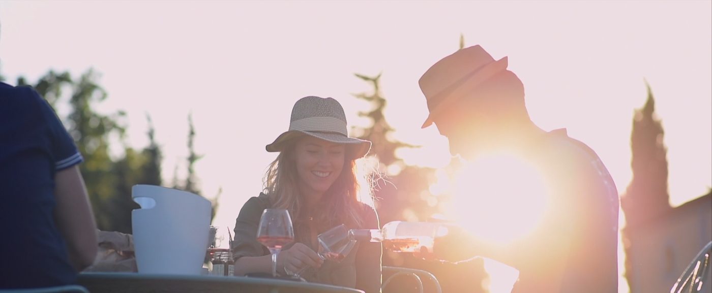 Un moment de convivialité à Fredavelle, au soleil couchant.